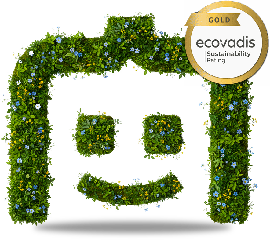 Certification EcoVadis Gold 2023 - Talosi dans le TOP 3% des entreprises évaluées les plus performantes sur la RSE