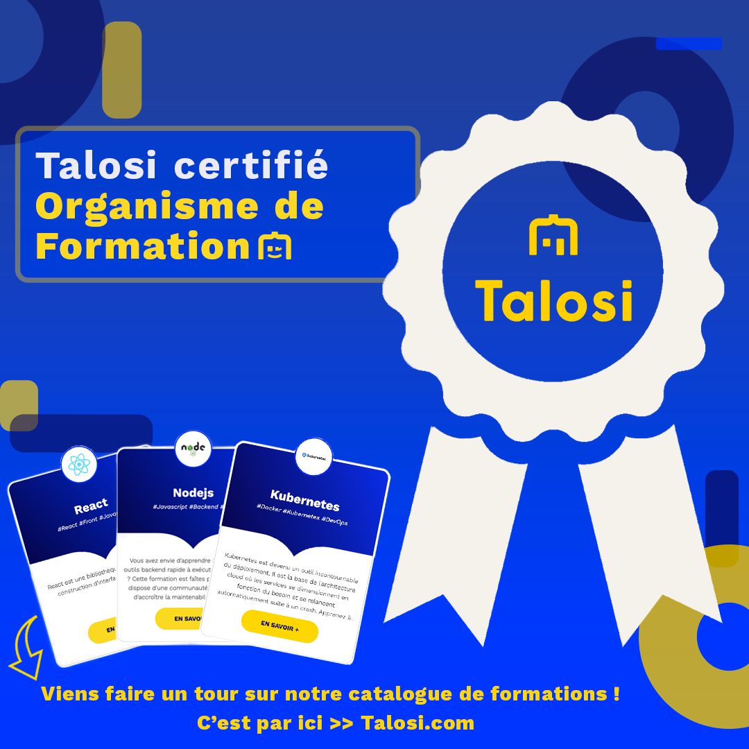 Talosi certifié Organisme de Formation